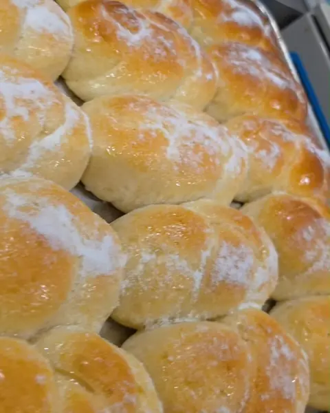 Golden Brazilian bread rolls